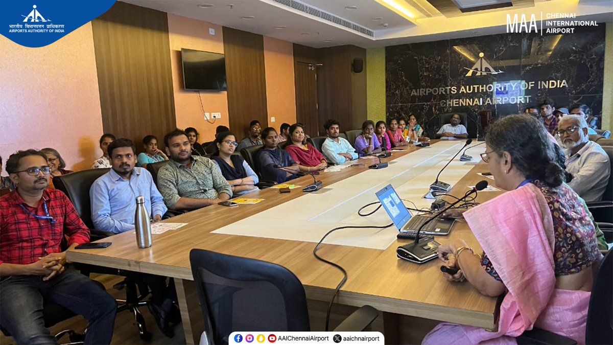 aaichnairport's tweet image. Marking World Kidney Day, the TANKER (Tamilnad Kidney Research) Foundation conducted an awareness program on Kidney Health today at AAI, Chennai International Airport for officials of AAI.

#ChennaiAirport #WorldKidneyDay2024 

@AAI_Official | @MoCA_GoI | @TANKERIndia