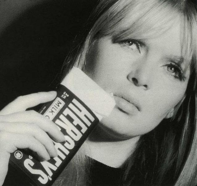 Nico, in Andy Warhol's Screen Test, in 1966, aka the #bestyearever