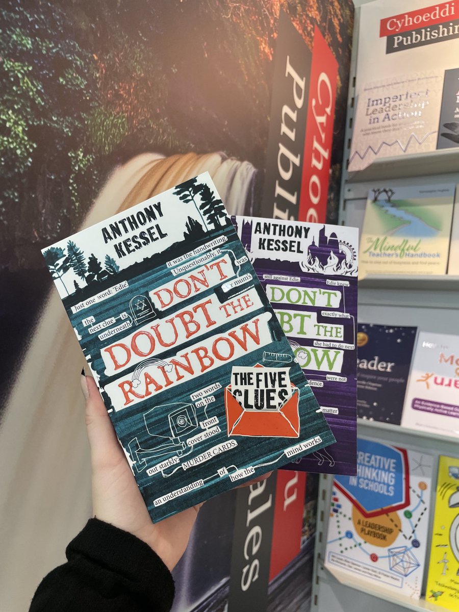 Wonderful to see books 1 and 2 in my Don’t Doubt the Rainbow YA detective adventure series at London Book Fair this week. Book 3, “Missing Link”, comes out in the autumn. All books contain subtly embedded tools to support psychological wellbeing. #mentalhealth