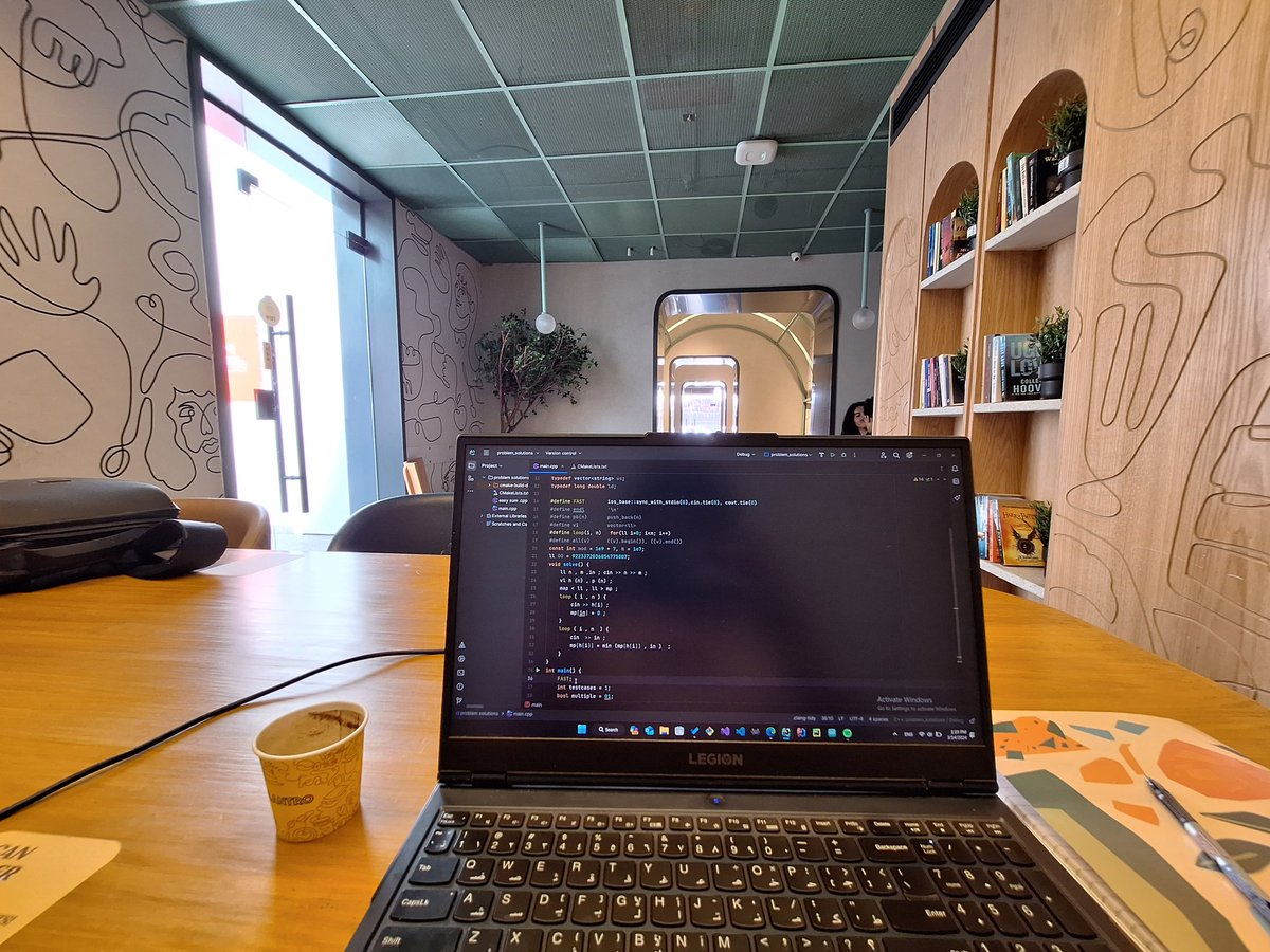 At times, all one needs is solitude and a good cup of coffee.