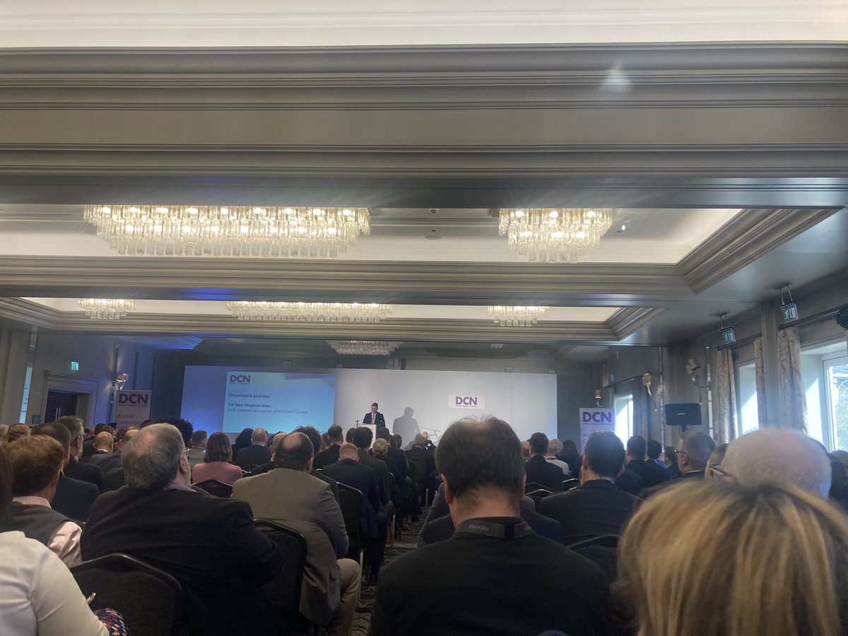 We are delighted to be at the @districtcouncil Annual Conference with @CllrSamuelC_A and Conservative colleagues from across the country #dcnconf2024