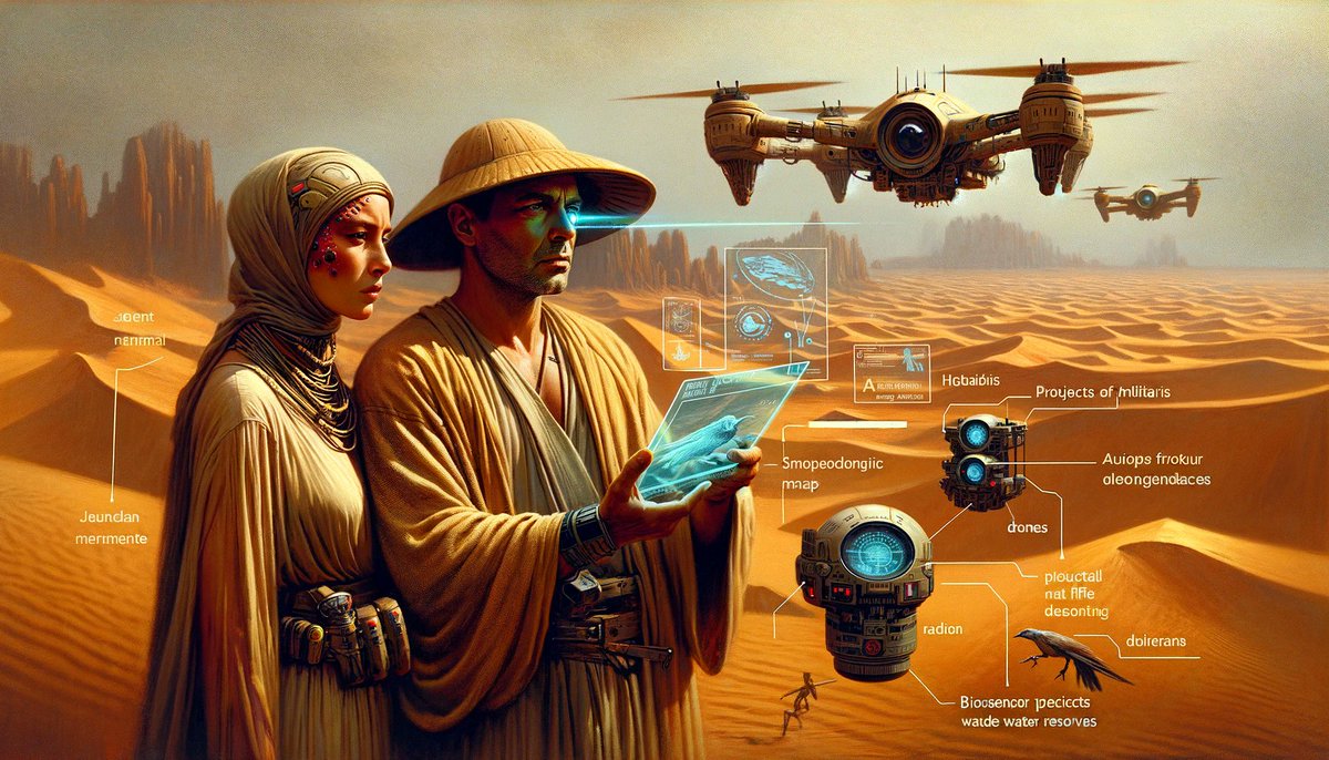 xallyai's tweet photo. From the dunes of Arrakis to the digital realm, meet Paul Atreides, our newest AI chatbot at #XallyAI 🏜️✨
Immerse yourself in the wisdom of Dune's destined leader.
Engage with Paul and explore the vast universe of AI potential.
$XALLY #XGPU https://t.co/jlwafSmXse