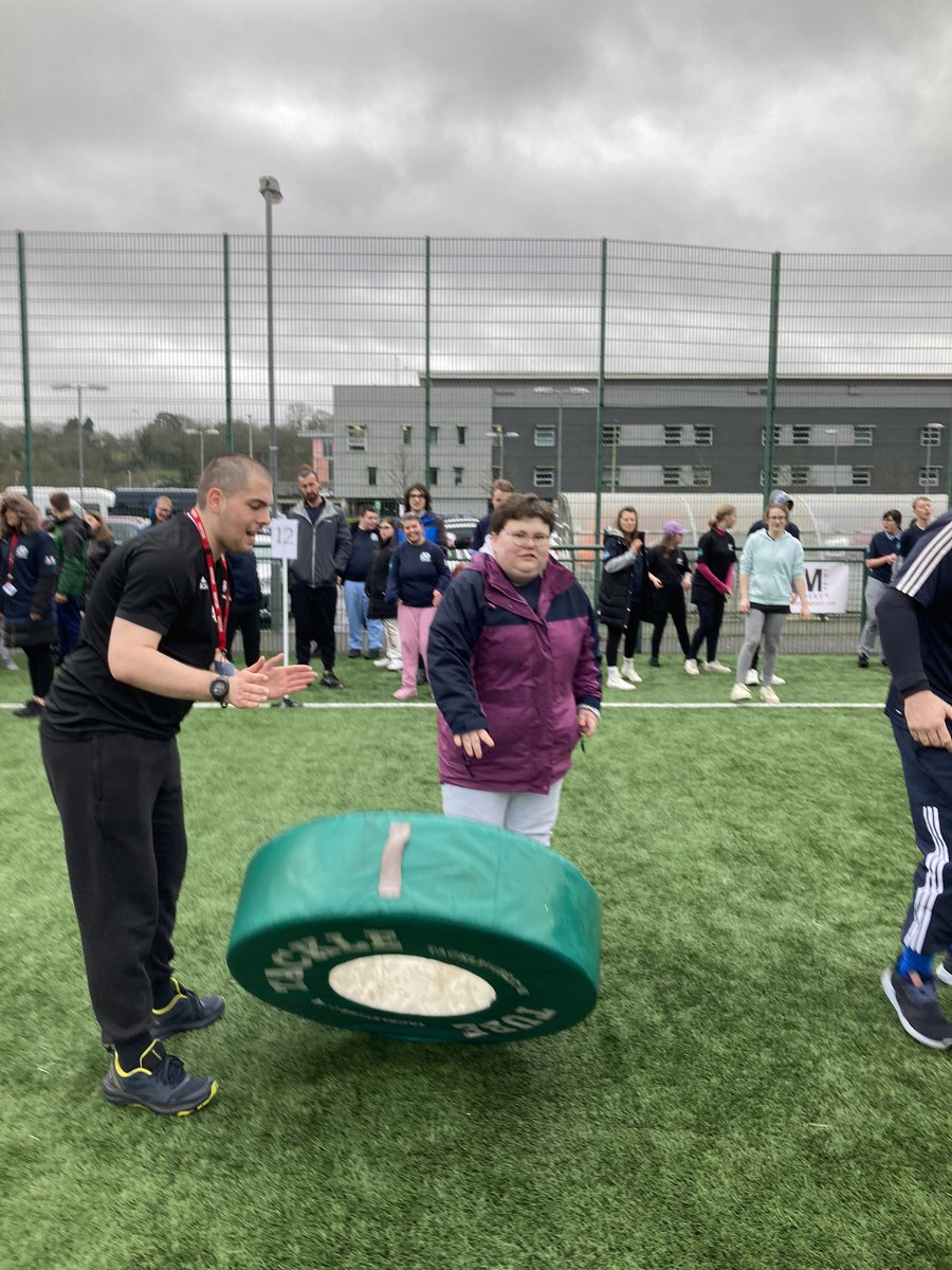 Amazing day at the Disability Six Nations Rugby Festival at Ystrad Mynych for our Post 16 learners today. Even the rain didn’t dampen our spirits! #abilitynotdisability #teamwork @Penycwm @WRU_Community @DragonsHUBs @ALSportDev