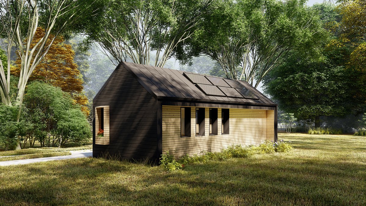 Check out the Phoenix House project lead by @Dirtworks students at the @The University of Kansas for families with housing uncertainty. We are excited to help share this amazing story!

🏡 Learn more here:  designbuild.ku.edu/phoenix-house 

#MassTimber  #PhoenixHouse