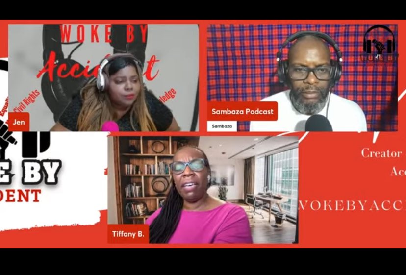 sambazapodcast's tweet image. #sambazapodcast #collaboration with Woke by Accident Podcast- we have started a series for International Women Month (March).. YouTube live event!!! Great content … #AtleticoMadridInter #podcasting #CBBUK #readingfc #LoveIsBlind #podcastandchill