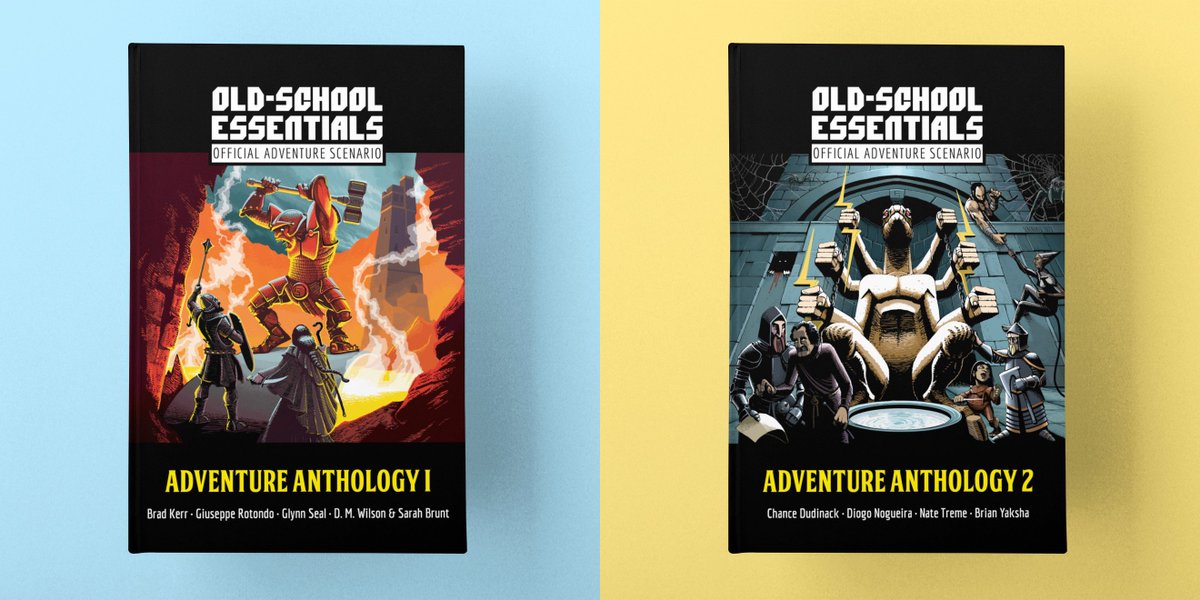 A short blog post about the new #OldSchoolEssentials Adventure Anthologies, plus some rumours on our plans for future OSE products.

necroticgnome.com/blogs/news/ose…