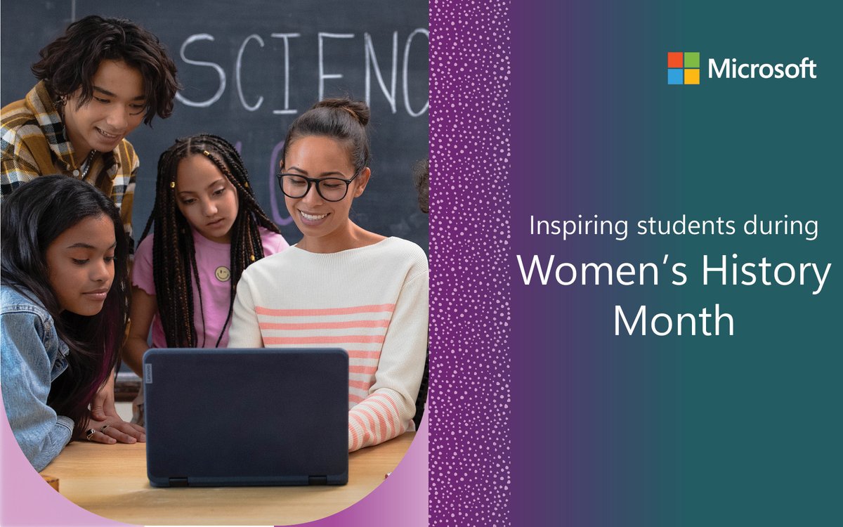 Celebrating Women’s History Month with @MicrosoftEDU! 📚 Dive into enriching activities, inspiring stories, and innovative lessons that spotlight the incredible impact of women: msft.it/6014ciQM4 #WomensHistoryMonth #EdTech