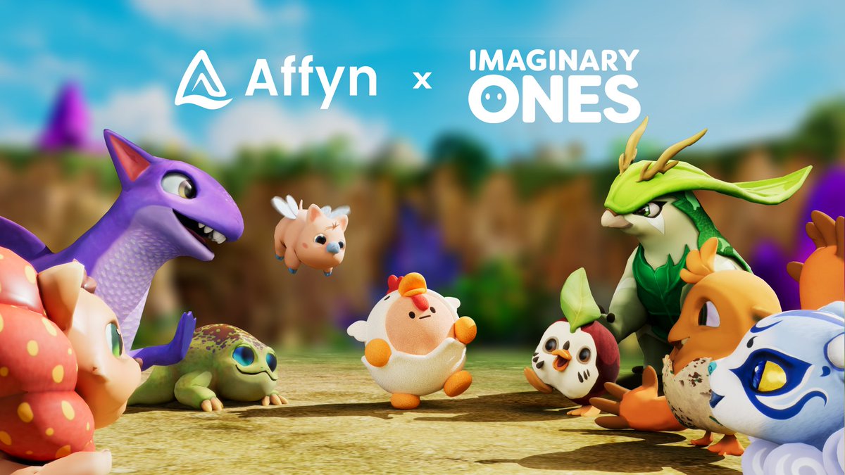 💥 𝗛𝗢𝗟𝗗 𝗢𝗡𝗧𝗢 𝗬𝗢𝗨𝗥 𝗦𝗘𝗔𝗧𝗦!💥 GET READY as Affyn teams up with @Imaginary_Ones, the 𝗥𝗼𝗯𝗹𝗼𝘅 𝗼𝗳 𝗪𝗲𝗯𝟯, and one of the 𝘄𝗼𝗿𝗹𝗱’𝘀 𝗹𝗲𝗮𝗱𝗶𝗻𝗴 Web3 entertainment group! Join us in the gaming revolution as we welcome the Web3 titan into our…