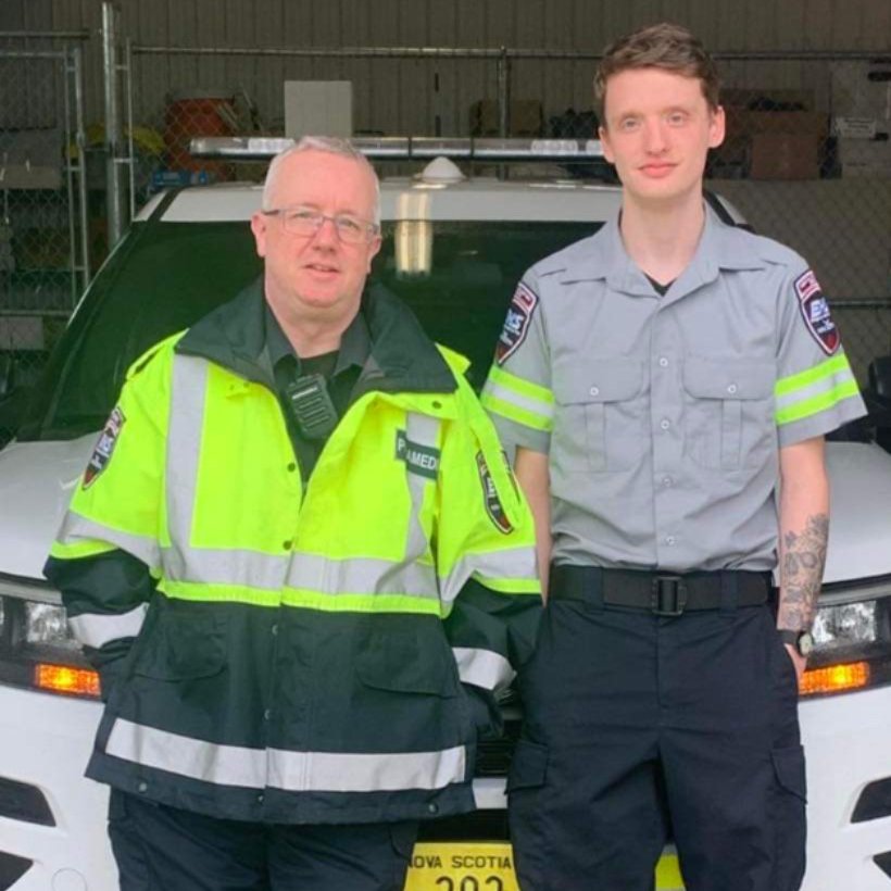 Paul, a 30-year EHS paramedic, is with his son, James, who recently started as a clinical transport operator. James is excited about his new career and hopes to follow in his father’s footsteps to become an advanced care paramedic one day. Welcome to the team, James! #MyEMSDay