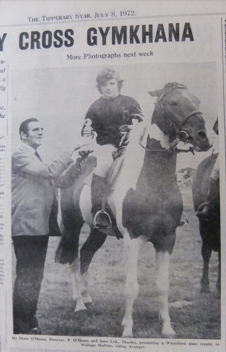 With #Cheltenham in full swing I couldn't resist sharing this photo from @TipperaryLive of a young #WillieMullins on Avenger at the Holy Cross Gymkhana in 1972. From Tipp Studies newspaper archives @TippLib @TipperaryCoCo @CheltenhamRaces @FHCexperience @ThurlesHour