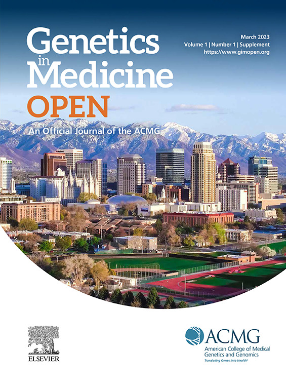 Enjoy free access to the 2024 ACMG Annual Clinical Genetics Meeting (#ACMGMtg24) abstracts published in Genetics in Medicine Open (#GIMOpen), an official journal of @TheACMG. Online now! #openaccess spkl.io/60104ILew