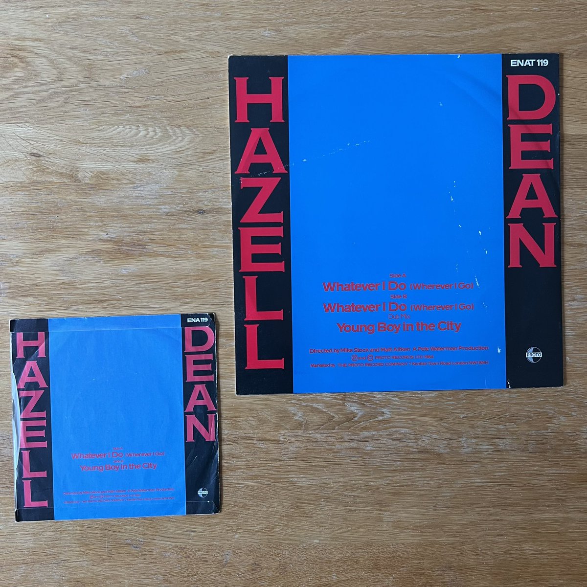 RetroPopBoy's tweet image. #StockAitkenWaterman single number 4 was “Whatever I Do (Wherever I Go)” by Hazell Dean, a re-write of “Dance Your Love Away”, by Michael Prince. It gave Hazell a second UK top 10 single, peaking at 4, and SAW their first top 5. @HazellHD #SAWCollection #PWLCollection
#PWL40 #PWL