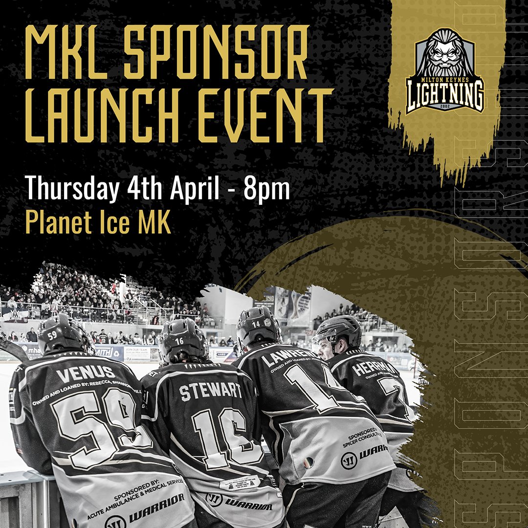 MKLightningIHC's tweet photo. ๐โก๏ธ Exciting news! Calling all current and prospective sponsors of the MK Lightning!
Join us for an exclusive event to explore sponsorship opportunities and network with fellow supporters. Find out more: โก๏ธ https://t.co/T3tFmuutxb
#MKLightning https://t.co/QZBQf7GQ2h