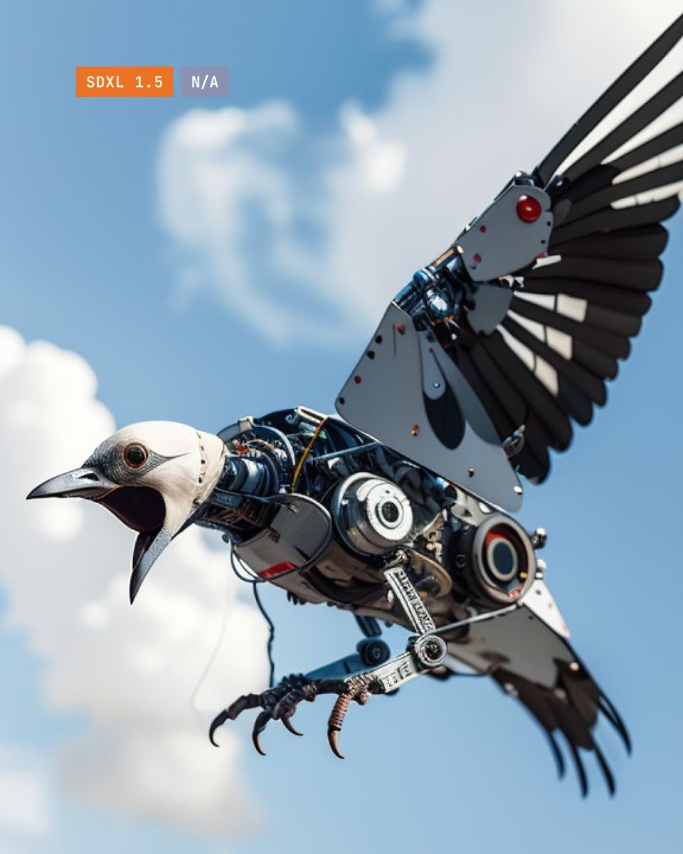HelloCivitai's tweet image. The is a LoRA that is purely for taking all humans out of your world and replacing them with these incredible mechanical animals!

Try it out here and tag us in your results!  👇 
civitai.com/models/303756/…

#civitai #sdxl #stablediffusionxl #aigenerativeart #aisrtinstagram