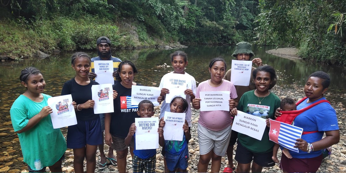 Sorong, Papua Barat. International Day of Action for Rivers. March 14,2024 'Reclaim Our Rivers, Reclaim Our Rights!' 'Rebut Kembali Sungai Kami, Rebut Kembali Hak Kami !' #ReclaimOurRivers #RiversDay2024 #IPMSDL #AYIPN #MerdekaWestPapuaSupportNetwork #ULMWP #FNMPP #FreeWestPapua