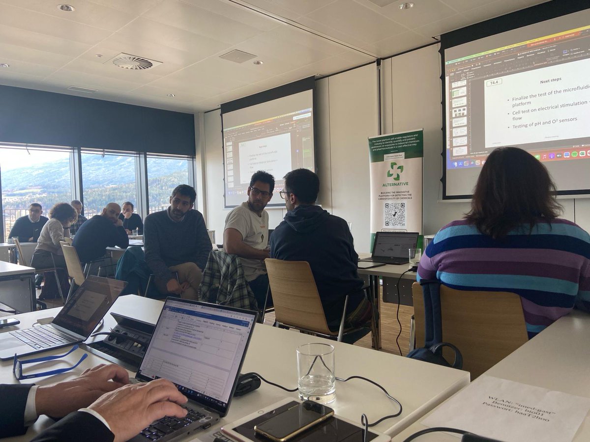 EU_ALTERNATIVE's tweet photo. #Plenary meeting at Medizinische Universität Innsbruck.
#Collaboration and #Team work at its best to bring the #innovative #platform project #ALTERNATIVE #develops for assessing the #cardiotoxicity of #chemicals.

Thanks Alexandra Schaffert Martin Paparella for organizing it! https://t.co/AGAiHONWzN