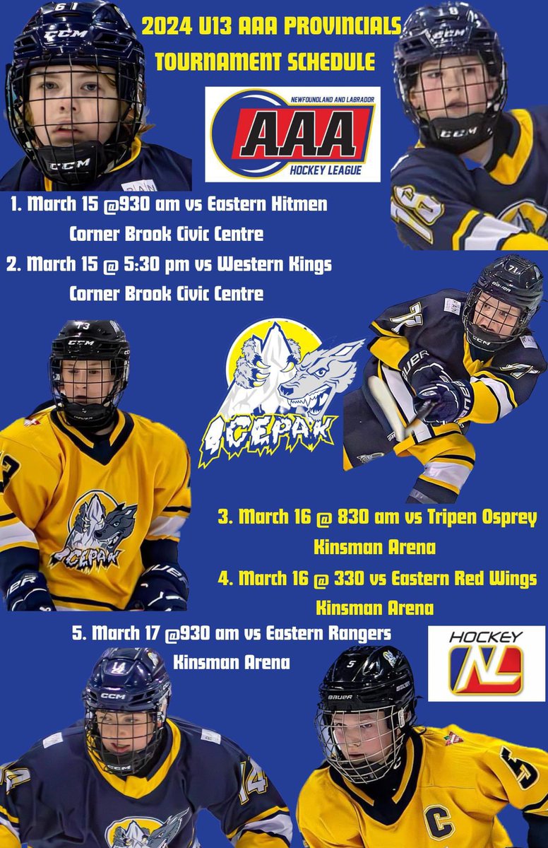 Final weekend for U13 AAA!  The IcePak hit the road today for the West Coast and are ready to finish the season strong!  Let’s Go IcePak!  #pakattack #onthehunt 🧊 🐺 🏒