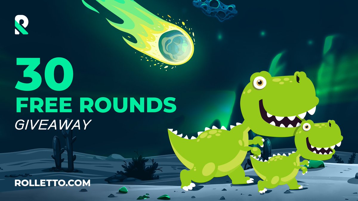 🔱30 FREE ROUNDS GIVEAWAY🔱 What do you think might be Rolletto's Dino species? Follow @RollettoWorld, reshare, and love this post.