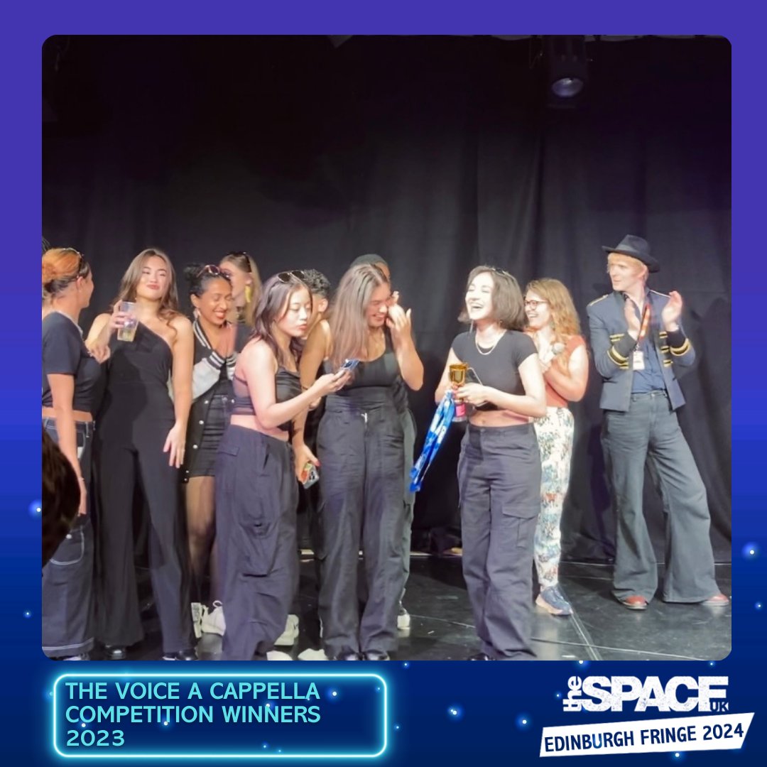 🌟🌟 Winners of The Voice a cappella competition 2023 were The Rolling Tones! It was a closely fought competition between the best in a cappella at the Fringe. Who will be champions in 2024? #TBT #edfringe