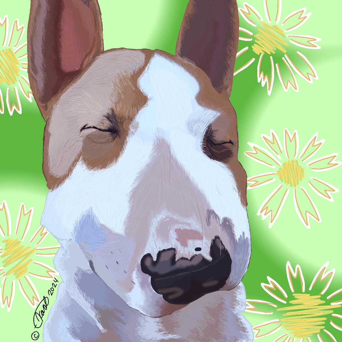 I may or may not have developed a love for drawing messy doodles of silly doggos :>

#dogs
#artist #ArtistOnTwitter #messydoodle #artwork #art #digitalart