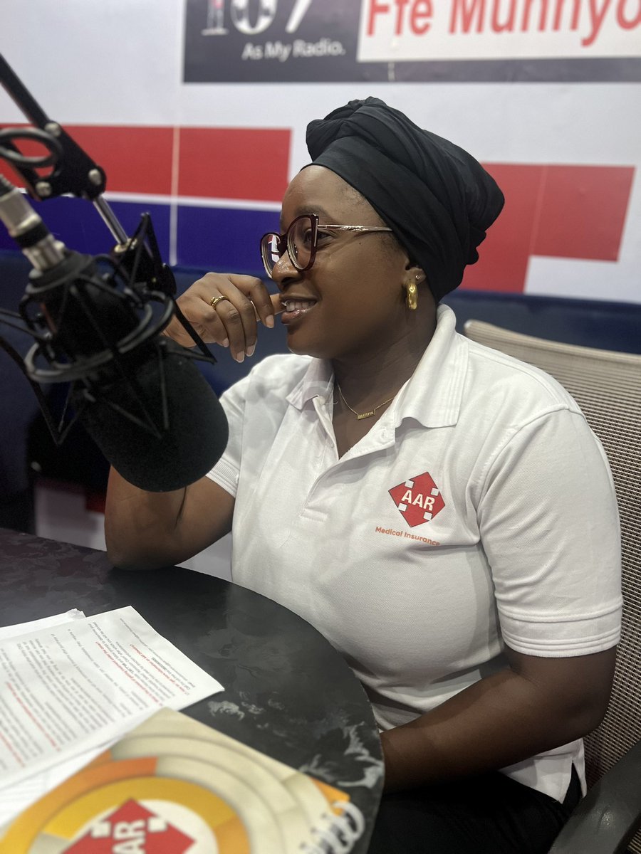 AARInsuranceU's tweet photo. Day 4 of the #InsuranceWeek2024:
Our Marketing Manager, Leilah Kamulegeya and Lead Insurance at @airtelmoneyug, Faisal Namanya featured on Radio Simba, to discuss #ddwalirocare.
Pass by our tent at Railway grounds to learn more about how this affordable health insurance cover. https://t.co/ATR2OSoQXQ