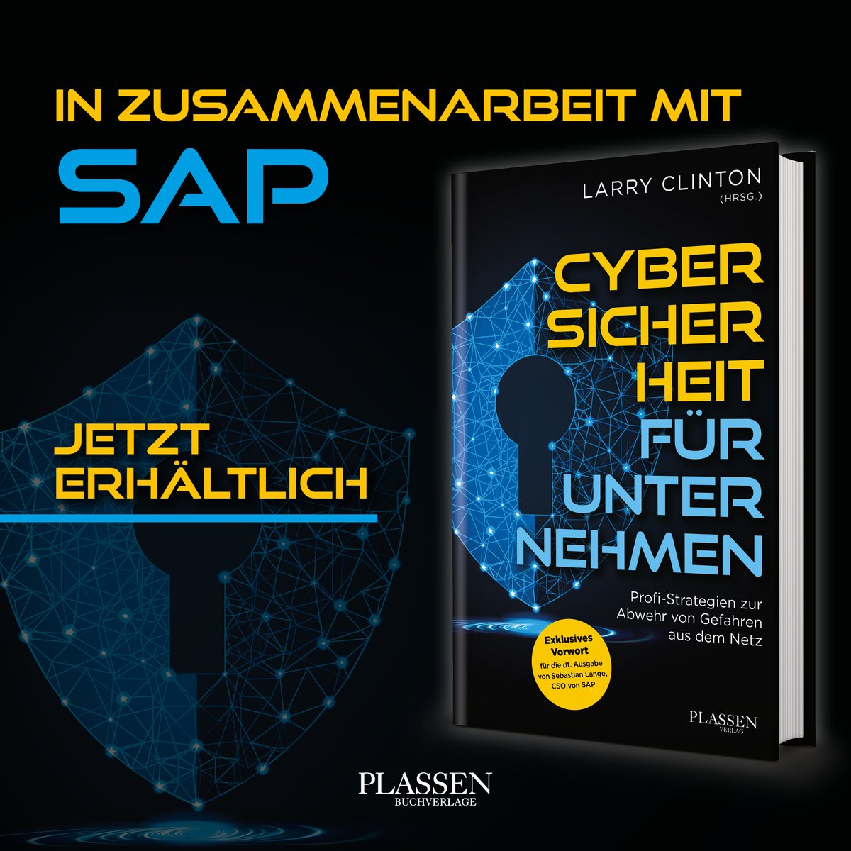 Weltweit sind Unternehmen in zunehmendem Maße Cyberattacken ausgesetzt. Kein Wunder, dass die Cybersicherheitsbranche boomt. 

Aufgrund der aktuellen Relevanz entstand deswegen in Zusammenarbeit mit SAP "Cybersicherheit für Unternehmen".  📚

Zum Buch: ow.ly/zveU50QRW8t ✅