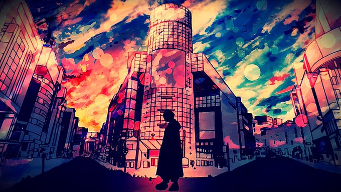 「都市 夕焼け」のTwitter画像/イラスト(新着)