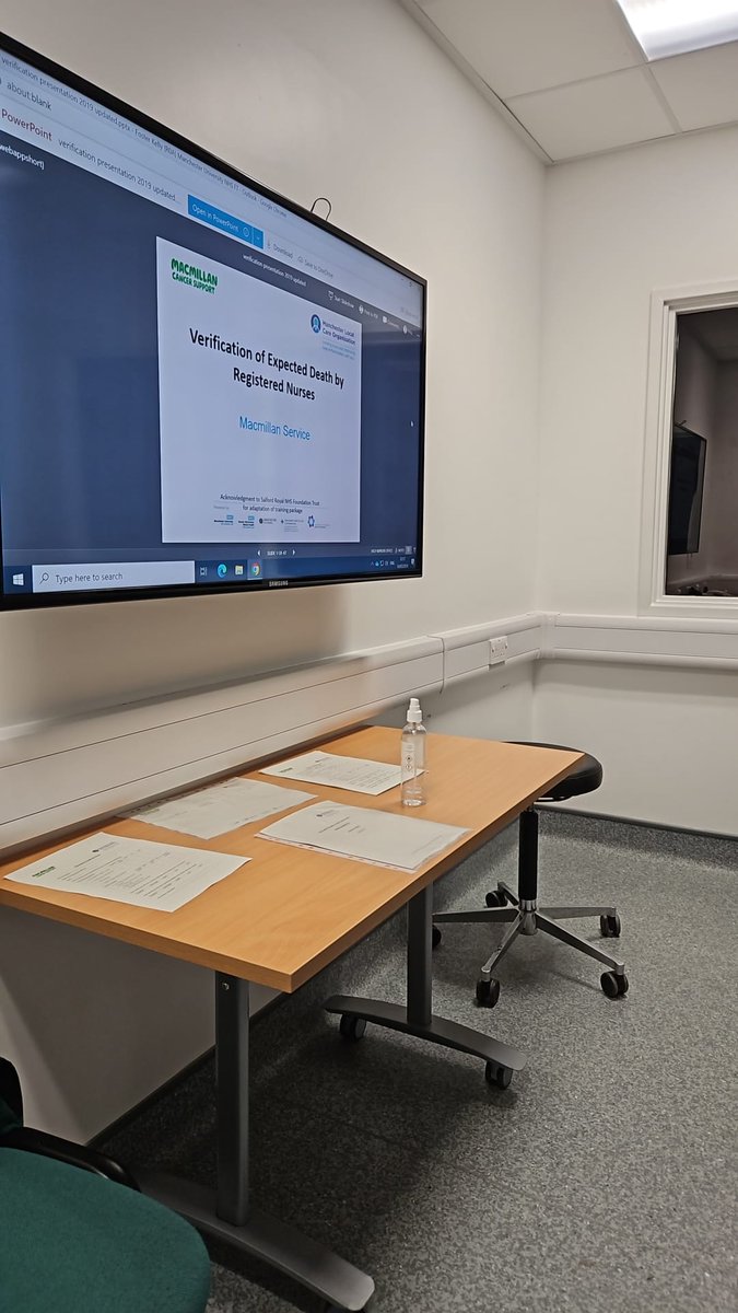 Today also, a member of the Trafford Community Macmillan Team is delivering training on how to safely and legally verify an expected death. This is something that will continue to support patients and families, ensuring care is timely and responsive 💚 <a href="/TraffordLCO/">Trafford Local Care Organisation</a>
