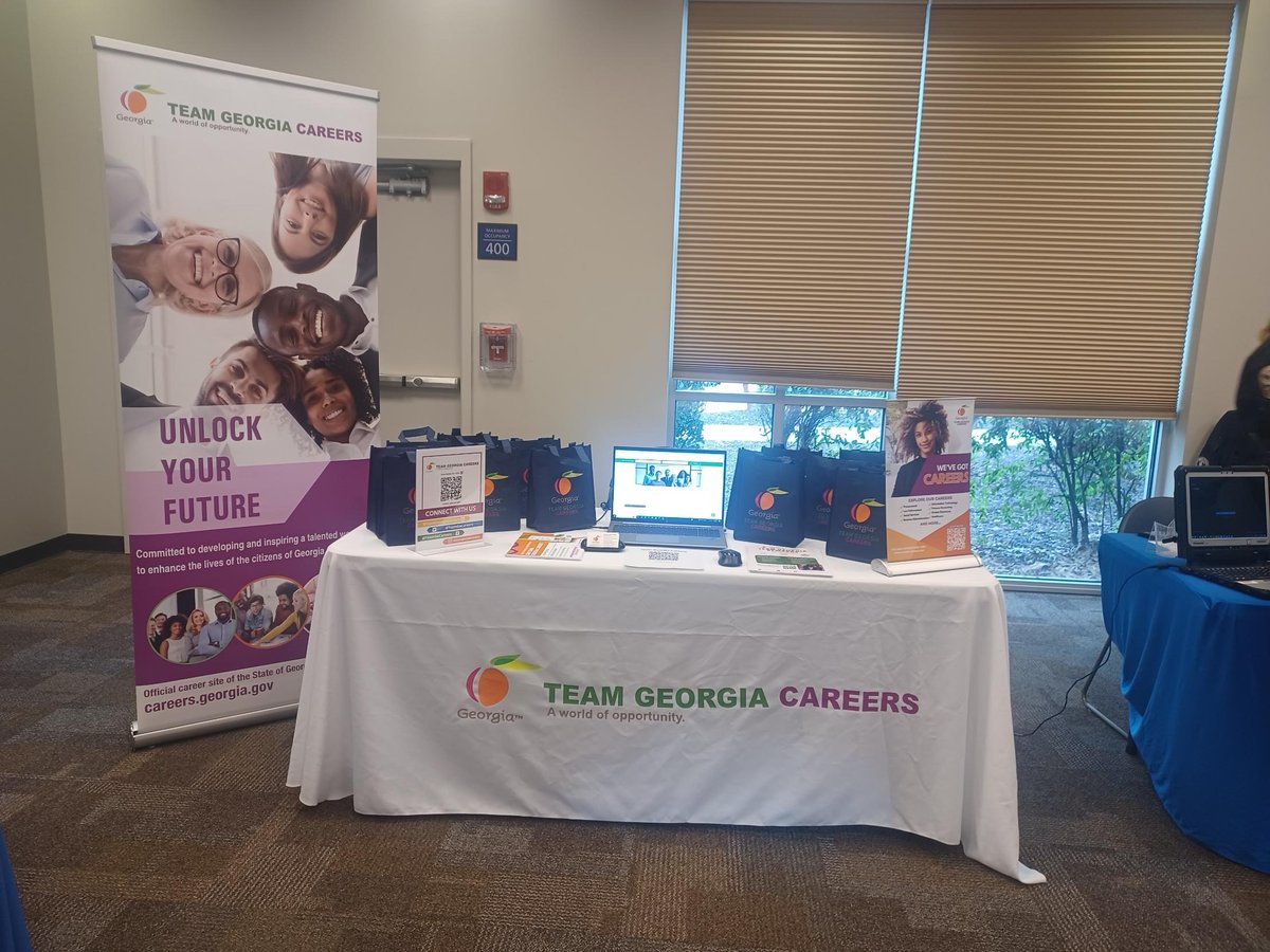 TeamGacareers's tweet image. Today, Team Georgia is at the  Job &amp;amp; Graduate School Fair at Clayton State University! The career fair is from 12:00 PM to 3:00 PM in the Student Activities Center Ballrooms. We can't wait to see you there!
#TeamGeorgiaCareers #morrow #claytonstate #stateuniversity #job