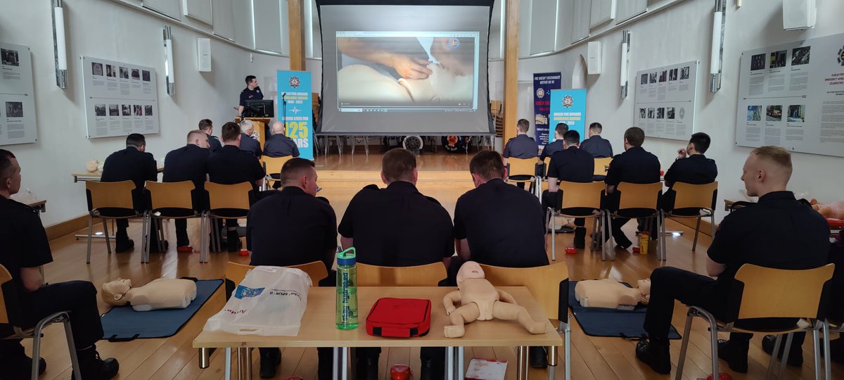 Paramedic Class 21 are doing their Cardiac First Responder Advanced Course in our Training Centre this week