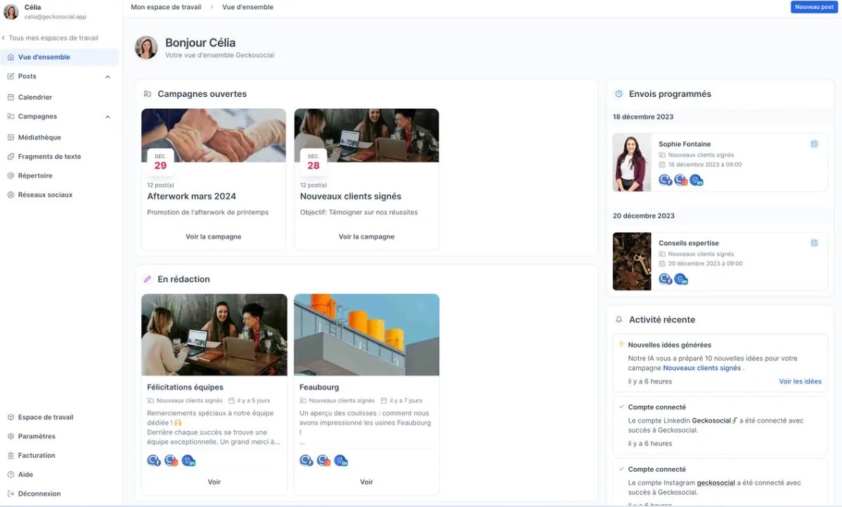 La French Tech Grande Provence (@frenchtechgp) on Twitter photo 🔎 focus sur la #startups <a href="/GeckoSocialApp/">geckosocial</a>
une offre solidaire à -70% pour les petites associations et les artistes intermittents !
un engagement prévu depuis sa création !
👇
geckosocial.app 🔎 focus sur la #startups <a href="/GeckoSocialApp/">geckosocial</a>
une offre solidaire à -70% pour les petites associations et les artistes intermittents !
un engagement prévu depuis sa création !
👇
geckosocial.app