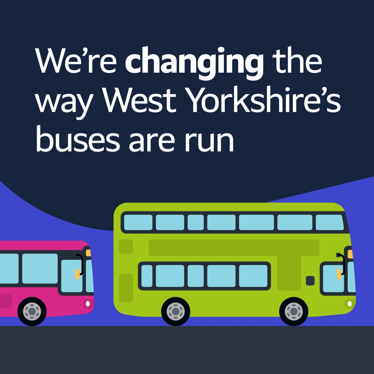 Buses are shifting gears! 🚍 The @MayorOfWY has today announced West Yorkshire’s buses are being brought under public control. Find out more: wymetro.com/public-control