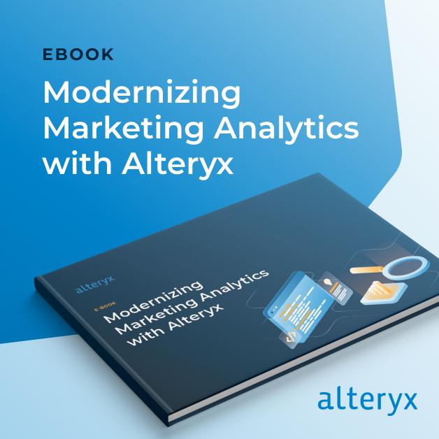 Learn how organizations like Gymshark are using their marketing data to gain a 360-degree view of their customers.

It's inside in our new ebook:

🔥 Modernizing Marketing Analytics with Alteryx

Get it now: ow.ly/ScVI30sAN3o

#MarketingAnalytics #CustomerAnalytics
