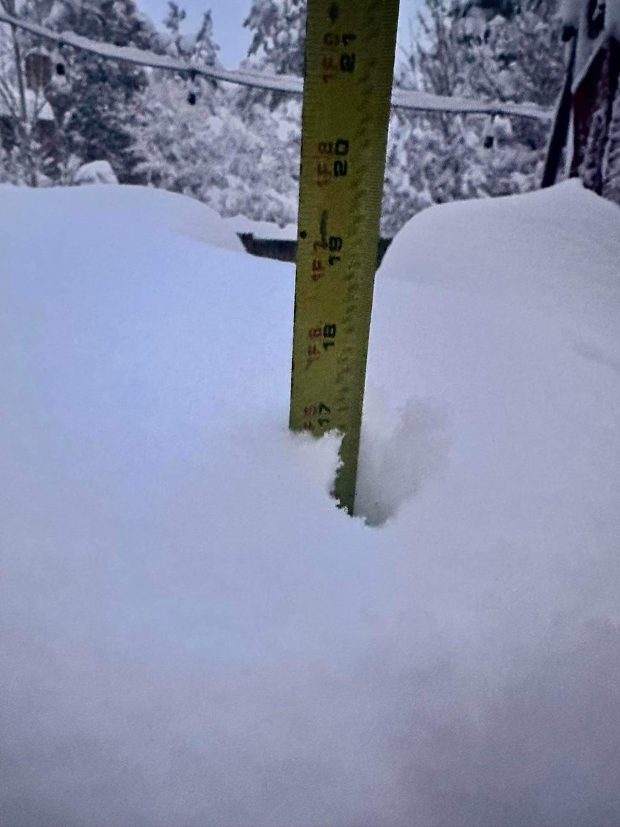 17” and counting in Castle Pines #COwx #Snow 

📸 Sasha Miller Franger