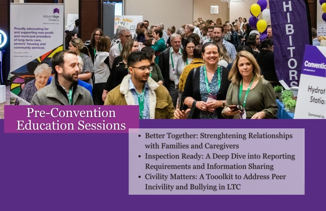 Attending Convention next month? Maximize your time in #Toronto with our optional half-day Pre-Con Education Sessions. Registration closes April 10 and spots are limited, so sign up today at advancingseniorcare.ca @LisaLevin1