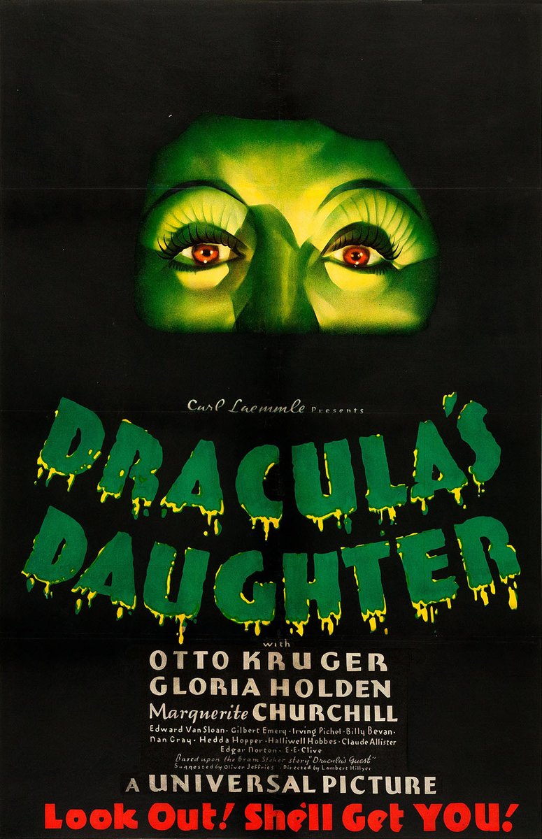SuspiroArrepio's tweet photo. Review https://t.co/VuTLscUk4s sobre o filme Dracula's Daughter / A Filha de Drácula (1936) . #terror #review #anos30 #suspiroearrepio https://t.co/Y5qWWWiWwq