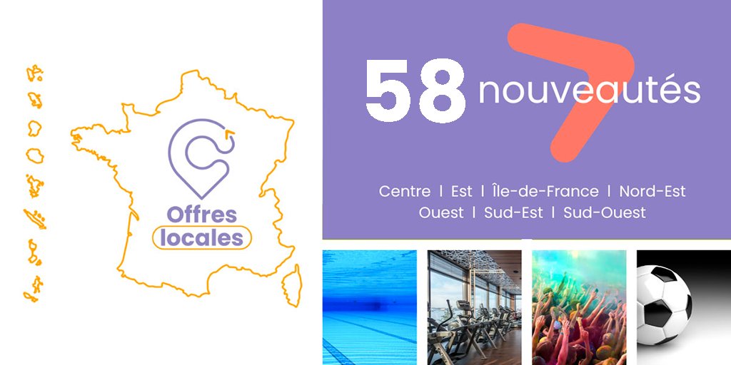 📢 Les offres locales #CNAS dynamisent le #territoire des #Collterr ! 🎳🎸🏊🏼‍♀️ + de 1.200 activités et établissements à tarifs réduits pour nos 2 M de bénéficiaires et ayants droit 🎟 #loisirs #sport #culture #hébergement 🆕 58 nouveautés à découvrir : bit.ly/CNASnouvOL24