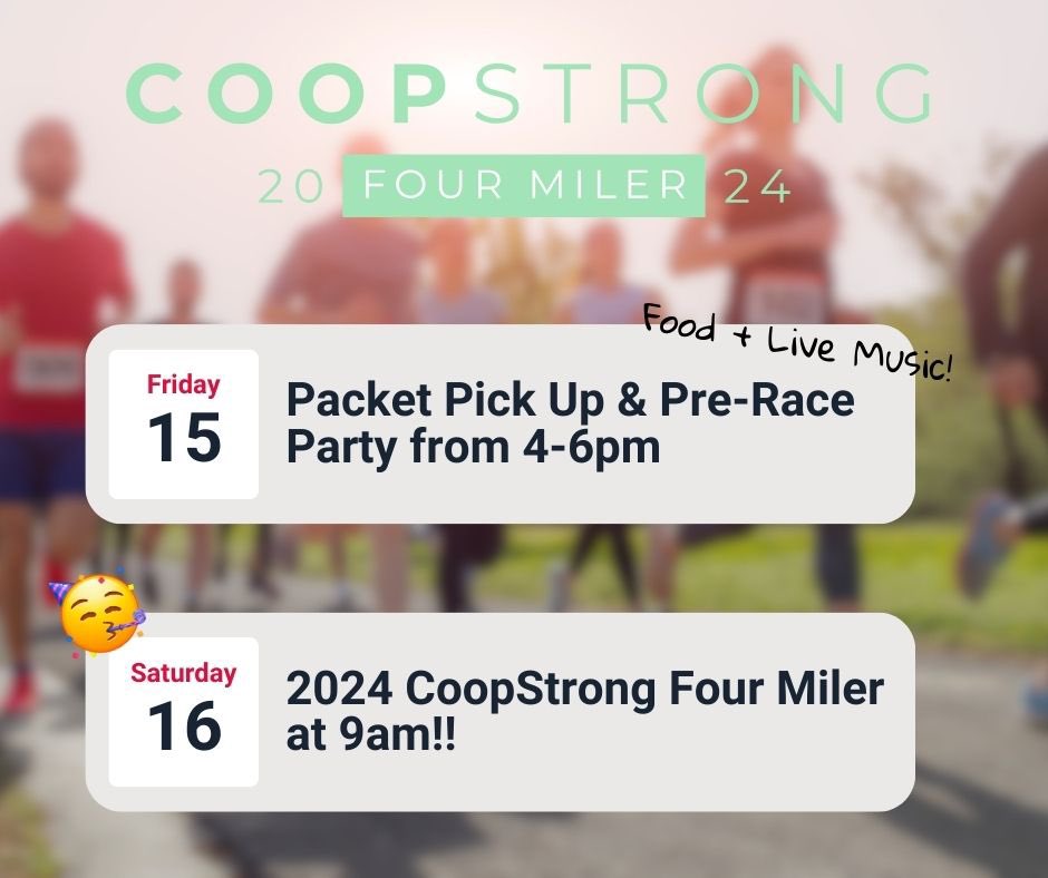 A glimpse at your upcoming schedule 🗓️

We’ll see you at Fleet Feet tomorrow and Saturday!