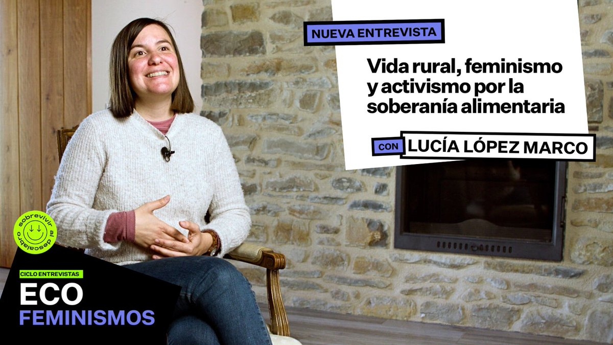 ¡Nueva entrevista SaD! LUCÍA LÓPEZ MARCO es divulgadora en y del medio rural, coordina @JusticiaAliment Aragón y es responsable de @MallataBlog “El medio rural siempre ha tenido en el centro a las personas y el cuidado del territorio” 👇🏾👇🏼🫒 sobreviviraldescalabro.org/lucia-lopez-ma… #ecofeminismo