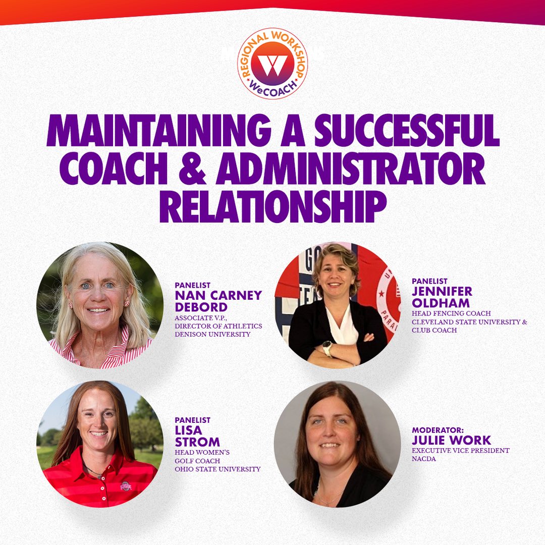 🚨 Cleveland Regional Workshop Update

Discover the keys to nurturing a successful coach &amp; administrator relationship with <a href="/NanCarneyDeBord/">DenisonAD</a>, <a href="/lisastromgolf/">Lisa Stro❌</a>, Jennifer Oldham, and Julie Work🔑 

📅 April 3
📍 Cleveland, OH
🔗 bit.ly/RWSCleveland20…

#WeTEACH #RWSCleveland2024