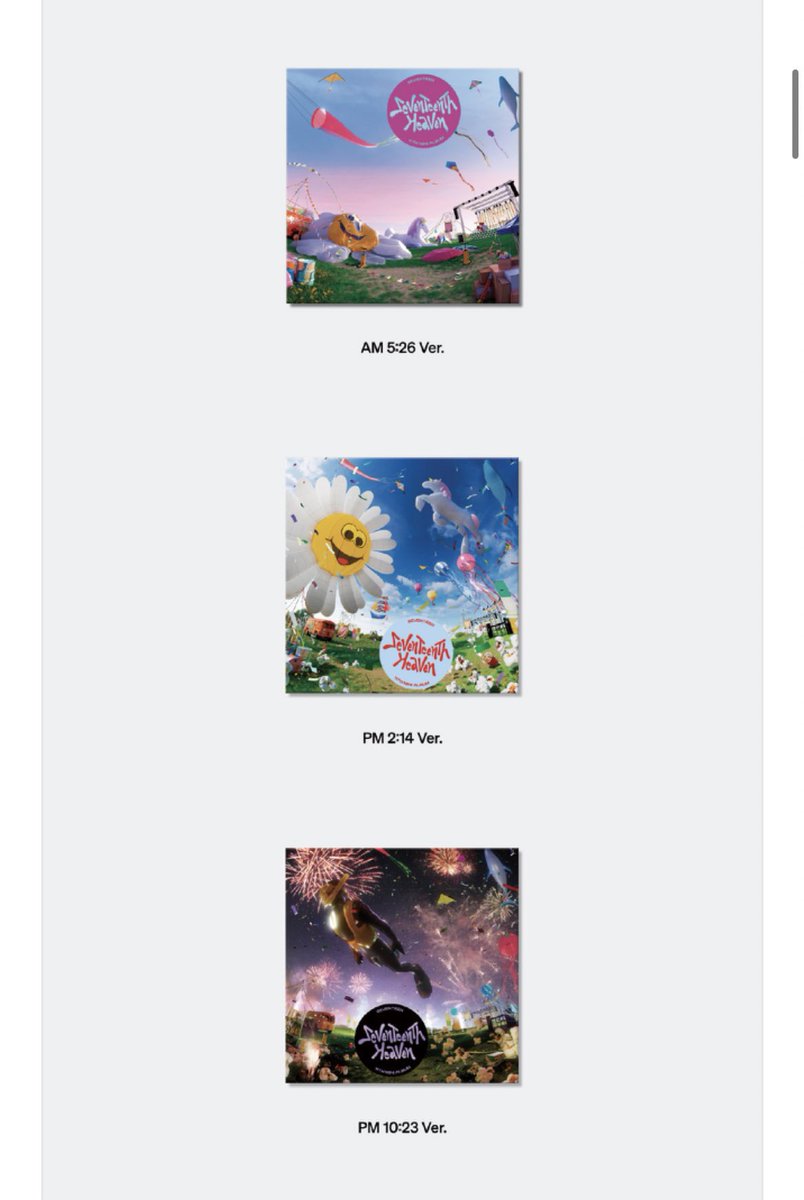 Seoul_Merchant's tweet photo. ‼️help rt ‼️ wts lfb seventeenth SEALED Album 

php 450 each | 1,350 set
sfeta | gcash/bdo | 
dop: March 28, 2024
🎁w/ shop freebies

order here: https://t.co/5glIBxHjYj

🏷️am 5:26 pm 2:14 10:23 version svt https://t.co/Jf8hTTUX4m