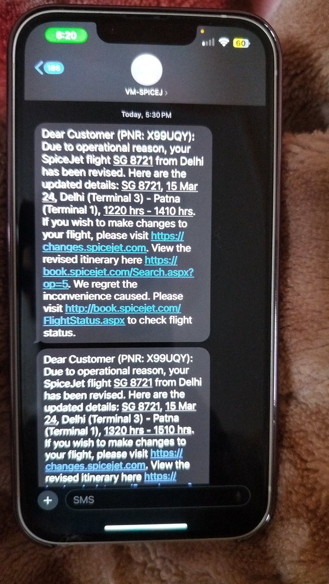 VbhvSingh2's tweet photo. Today there was a flight of @flyspicejet in the morning and it was first delayed till 9 am and then till 12 pm. I rescheduled it to 14th March, in the morning it was also delayed till 1:20 pm and my exam is tomorrow, I have found no solution.I need a solution for the discord. https://t.co/J4omGjo78s
