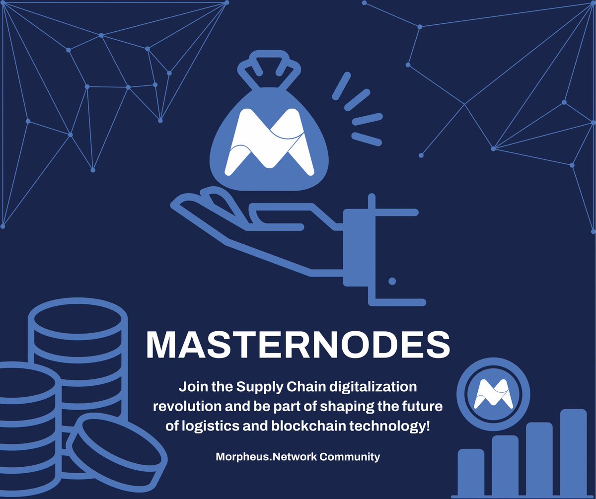 🔒With $MNW Masternodes, investors can earn passive income while contributing to the security and efficiency of the Morpheus.Network ecosystem. Join the Supply Chain digitalization revolution and be part of shaping the future of logistics and blockchain technology! 🚀#MNW