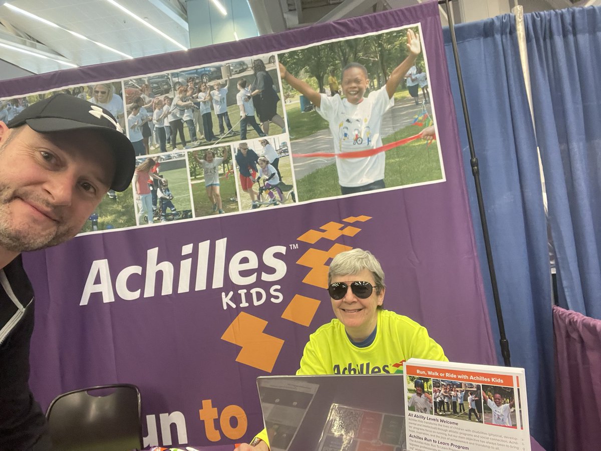 Come check out this amazing program if you are at #SHAPECleveland. The Achilles Kids program is completely free and has been a game changer for my students. @achillesintl