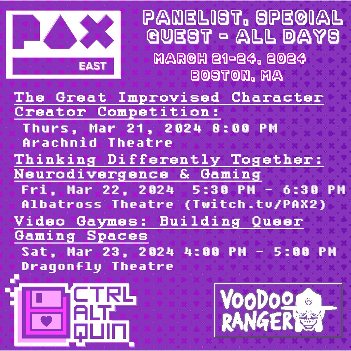 See you in Boston next week for #PAXEast!