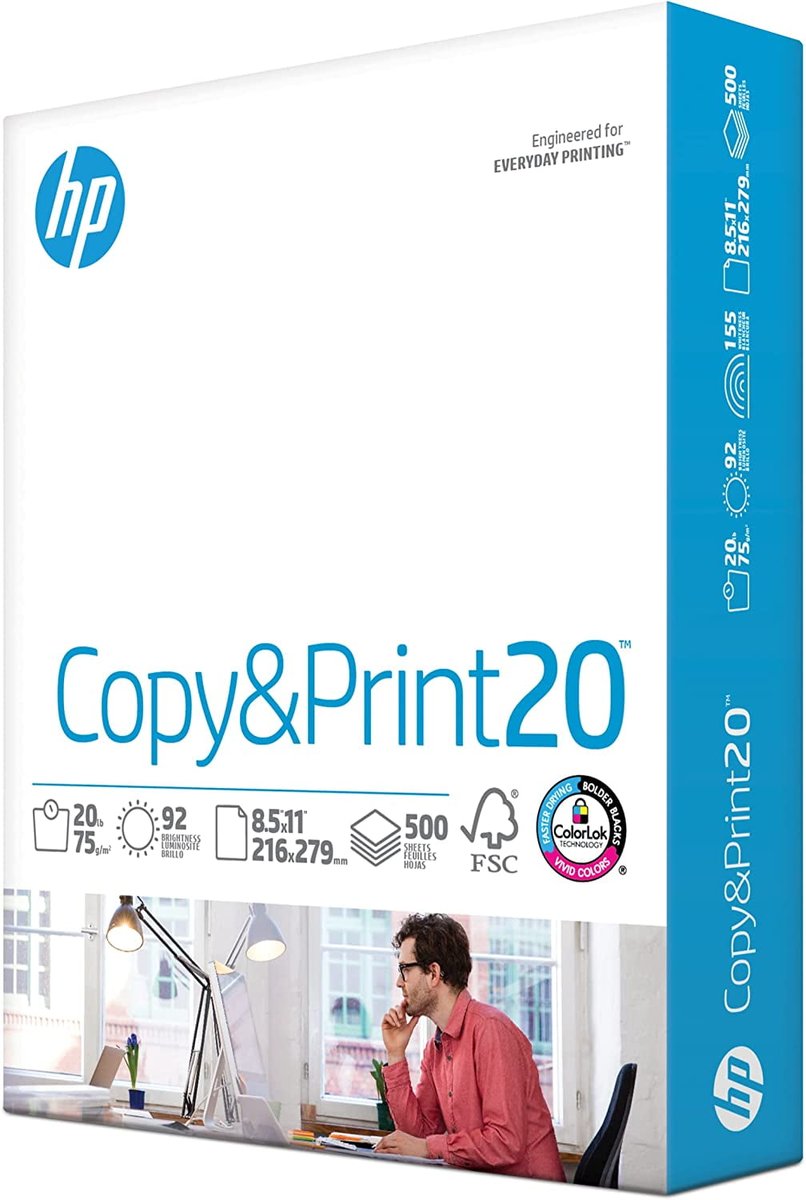 QuinnAidan_'s tweet photo. 45% Off
HP Copy & Print20 20lb 8.5 x 11 500 Sheets
https://t.co/0IY4jh5Pgb
#BwcDeals #Easter #Linkscopic #Bitcoin #Arbitrage https://t.co/YFoVWxlDnJ