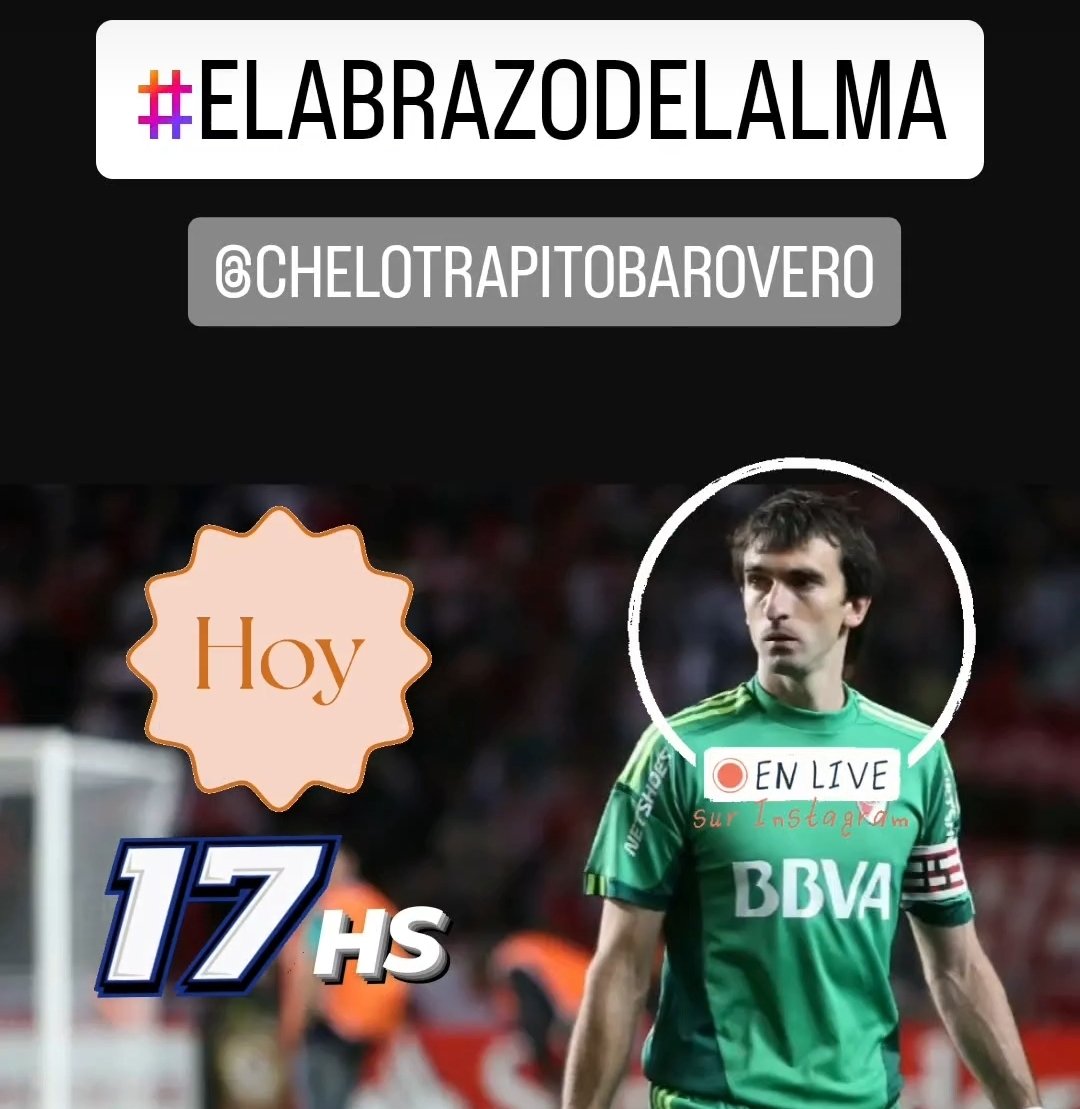 ubaldofillol's tweet photo. #ElAbrazoDelAlma con MARCELO BAROVERO.
Para dejarle tu pregunta a "Trapito" metete en mi cuenta de instagram
⬇️
https://t.co/zGfb9fM2PD https://t.co/fIwVvV5LkB