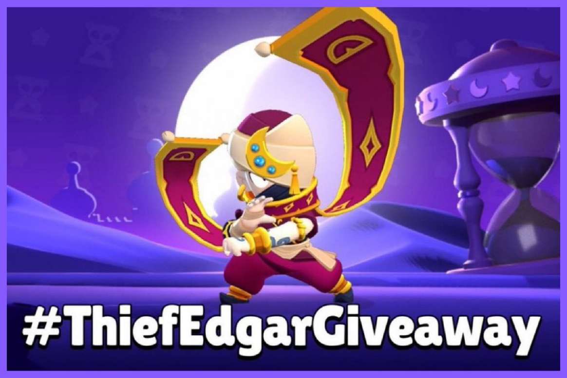 🥷x3 Thief Edgar Giveaway!

Each winner will get: 
Skin + Cosmetics + Lantern Pin + 5200 Coins + Legendary Starr Drop ✨

To Enter:
✅Follow Me
❤️Like &amp; Share

Winners will be announced in 3 days, Good luck! 🌙
#ThiefEdgarGiveaway #SandsOfTime #BrawlStars