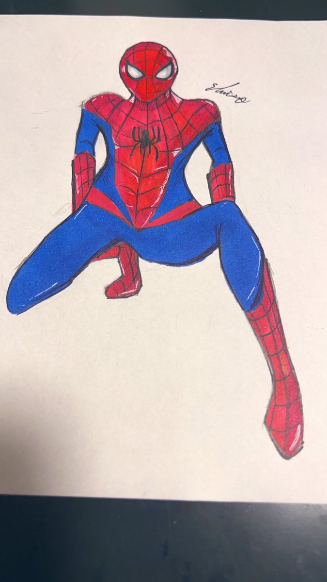 スパイダーマンイラスト