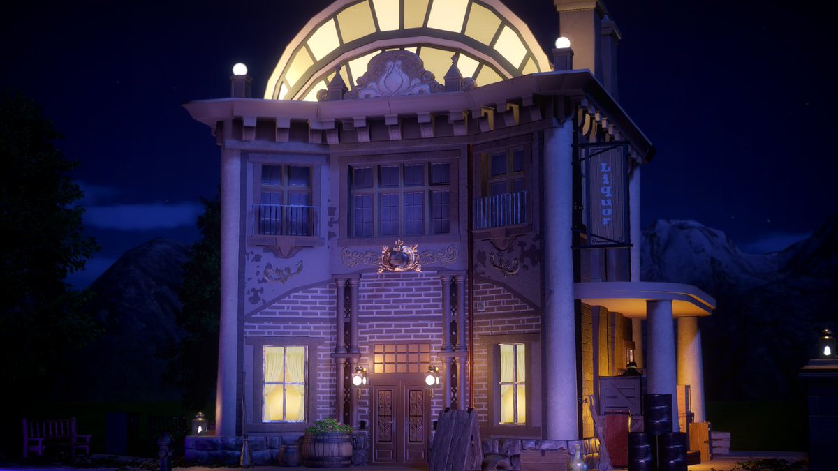 Wikz12's tweet photo. Finished up another blueprint! This is 'The 'Meet-Up' Liquor Store'. Now on the workshop! https://t.co/F4sdIORJzY Hope you enjoy it! More blueprints to come very soon! @PlanetCoaster https://t.co/zq6TIPesQM